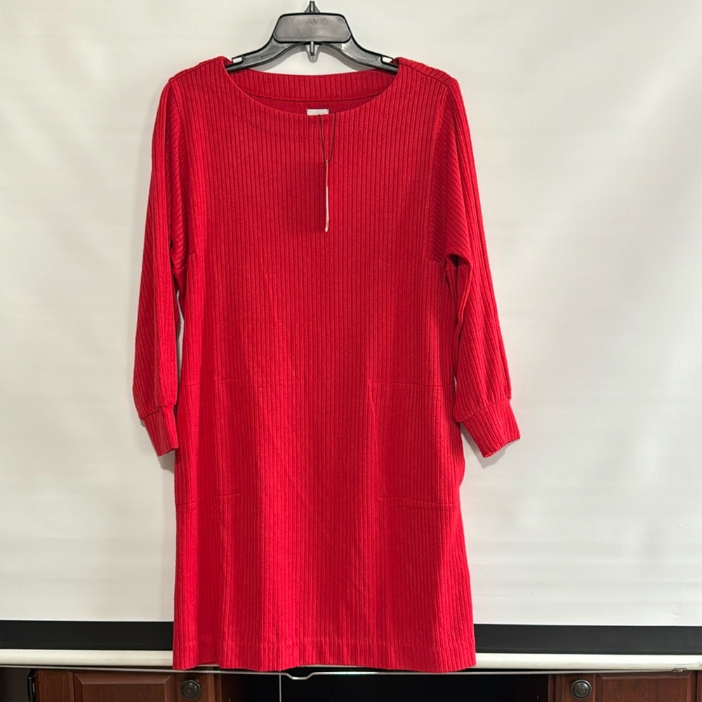 NWT. Nick+zoe red midi dress size XS